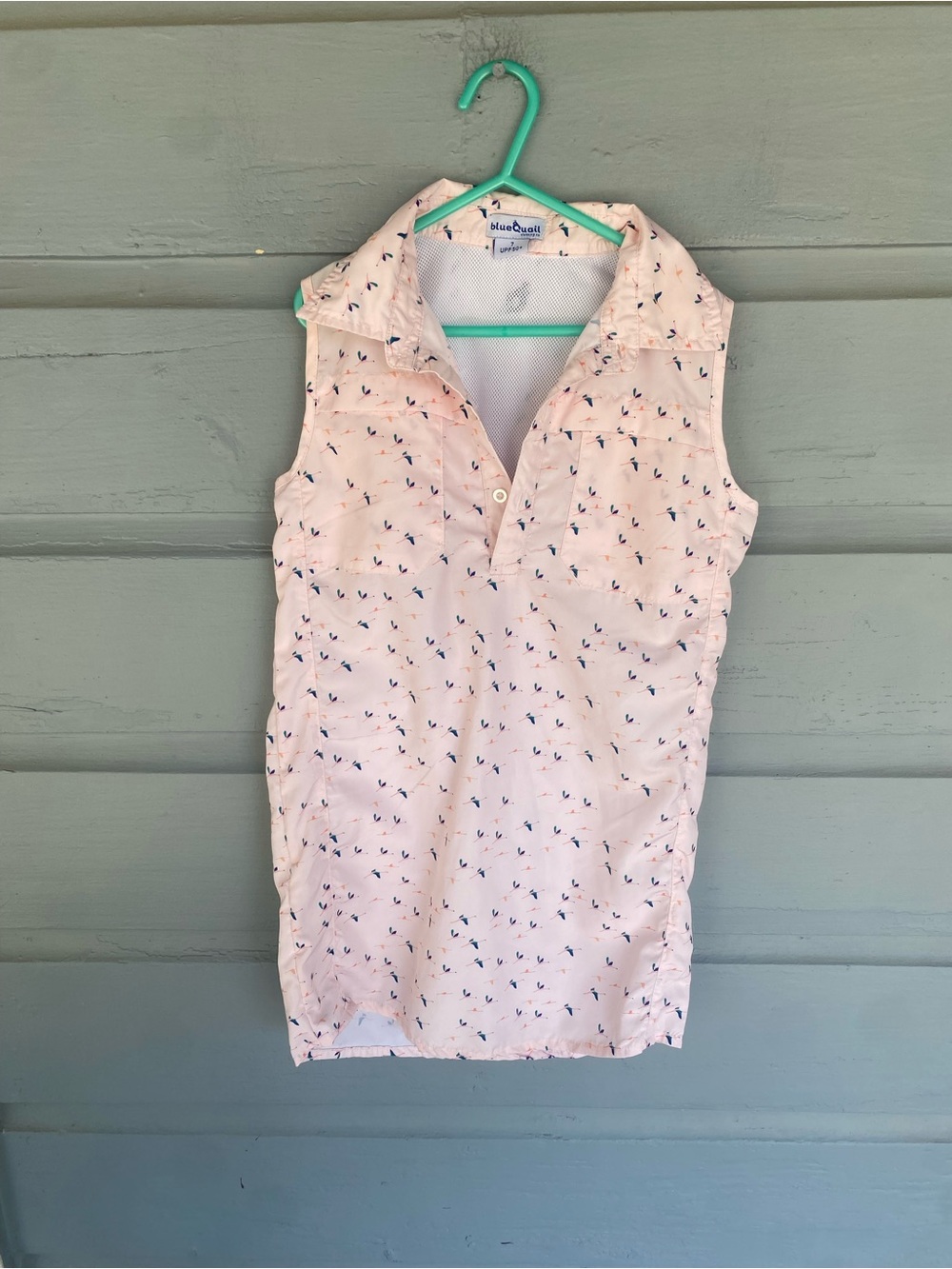 Blue Quail Sleeveless Dress Size 7